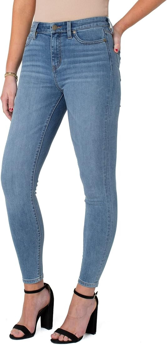 Liverpool Petite Abby High-Rise Ankle Skinny Jeans 26" in Scenic | Amazon (US)