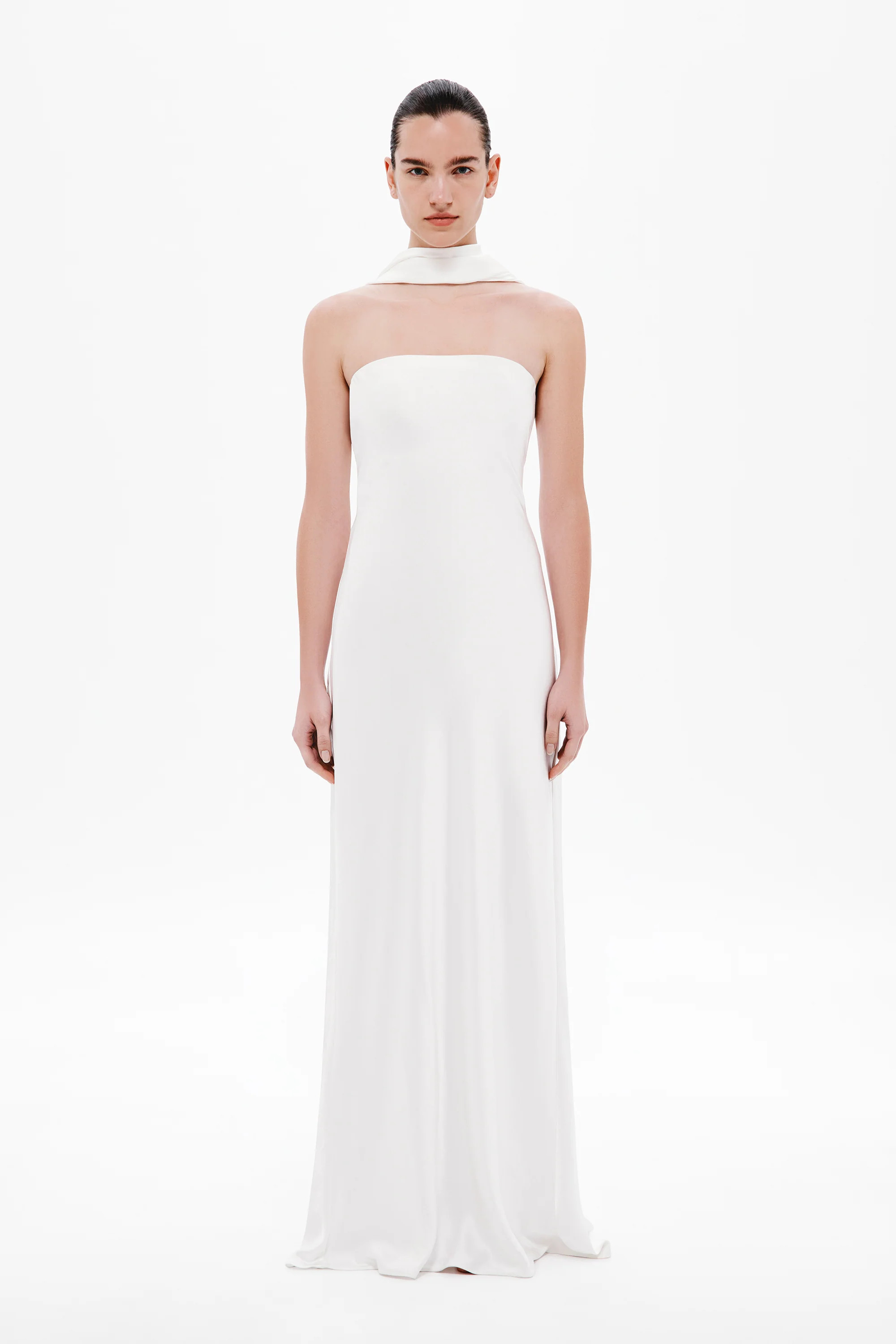 LILIA SATIN MAXI DRESS | MISHA