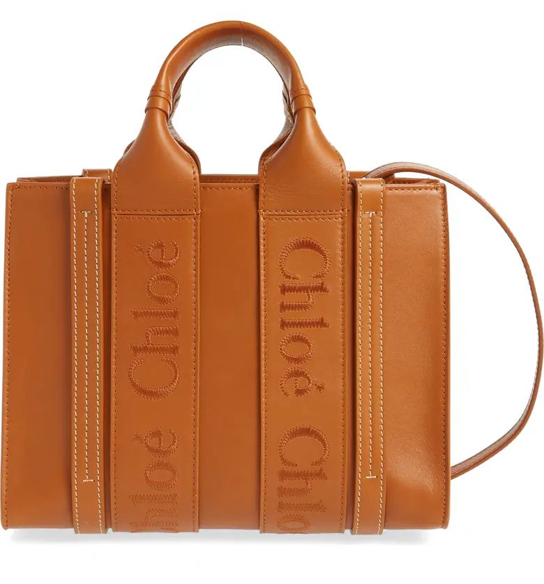 Chloé Small Woody Leather Tote | Nordstrom | Nordstrom
