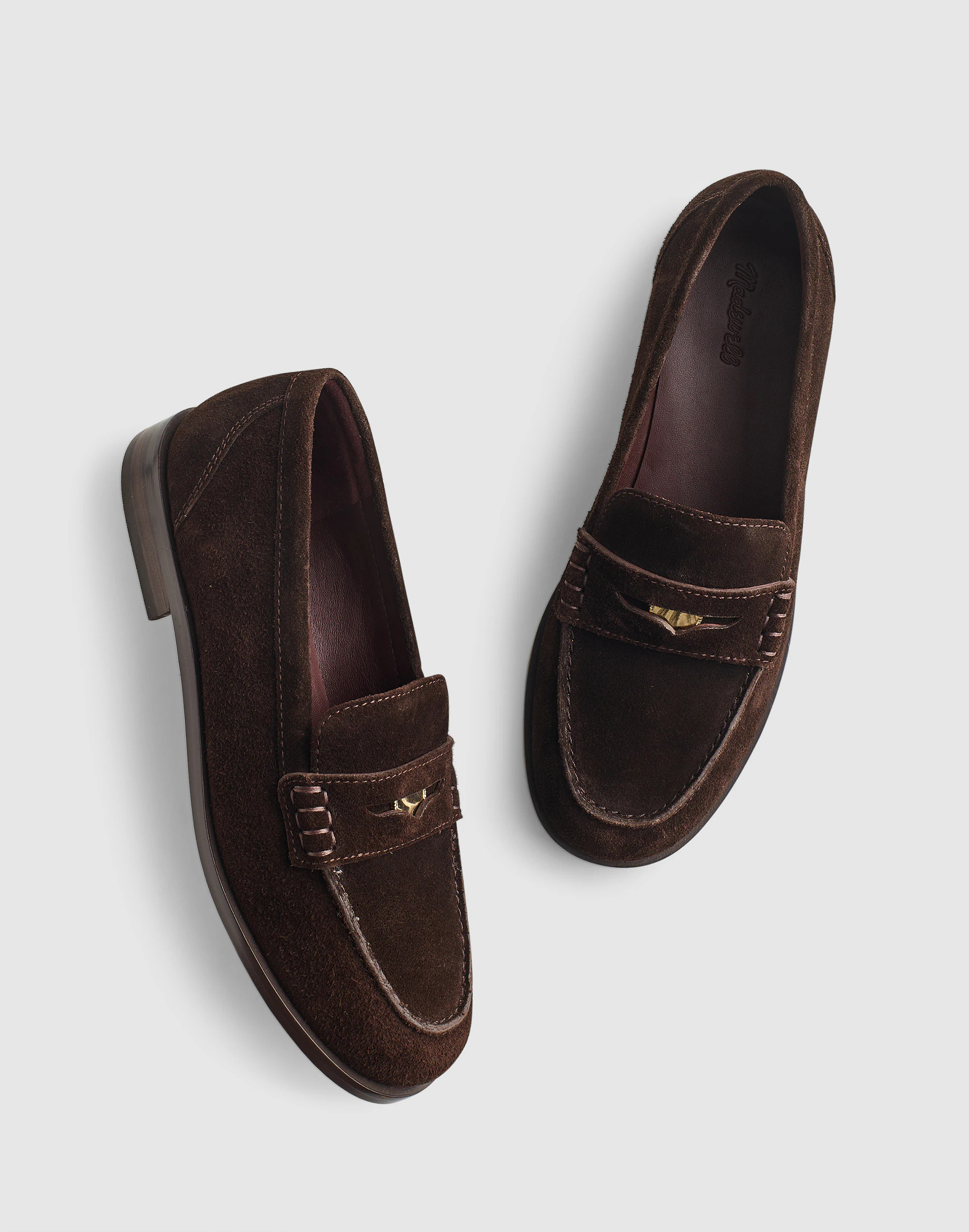 The Grayson Penny Loafer in Suede | Madewell
