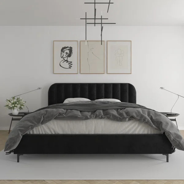 Arley Upholstered Low Profile Platform Bed | Wayfair North America