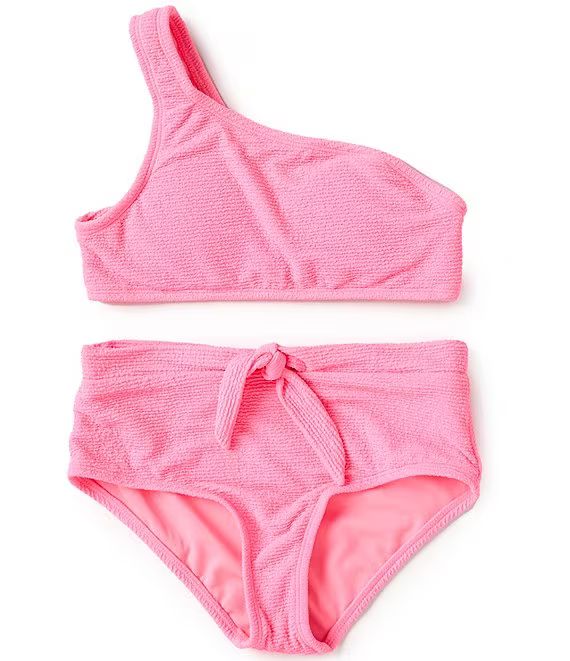 GB Big Girls 7-16 One-Shoulder Bralette Two-Piece Swimsuit | Dillard's | Dillard's