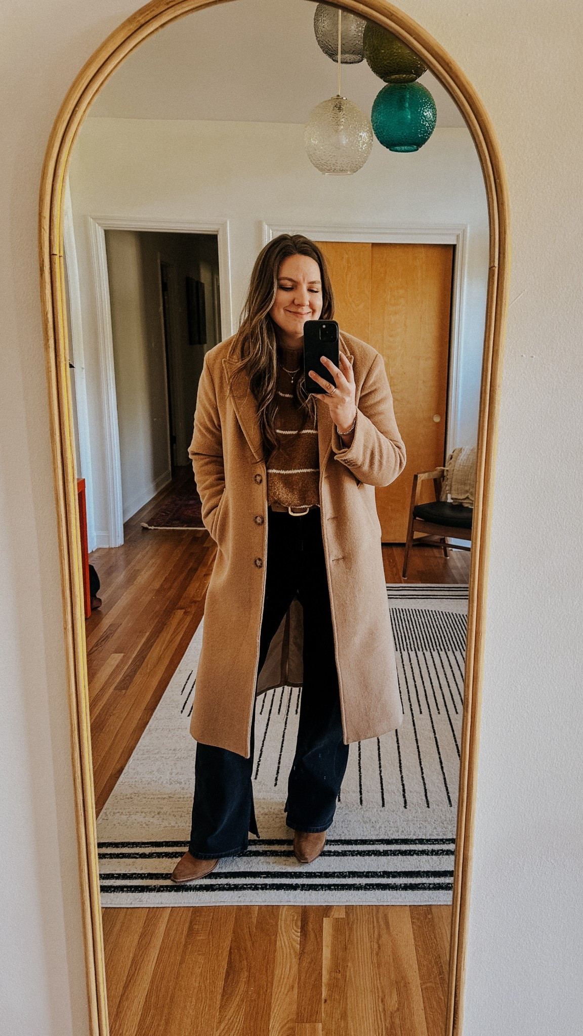 A Thanksgiving layered look. 

Trench coat, flare denim, evereve denim, suede cowgirl boots, Pistola sweater, holiday ootd, casual ootd, work wear, date night outfit, ootd, black flare denim outfit 

#LTKCyberWeek #LTKSeasonal #LTKHoliday