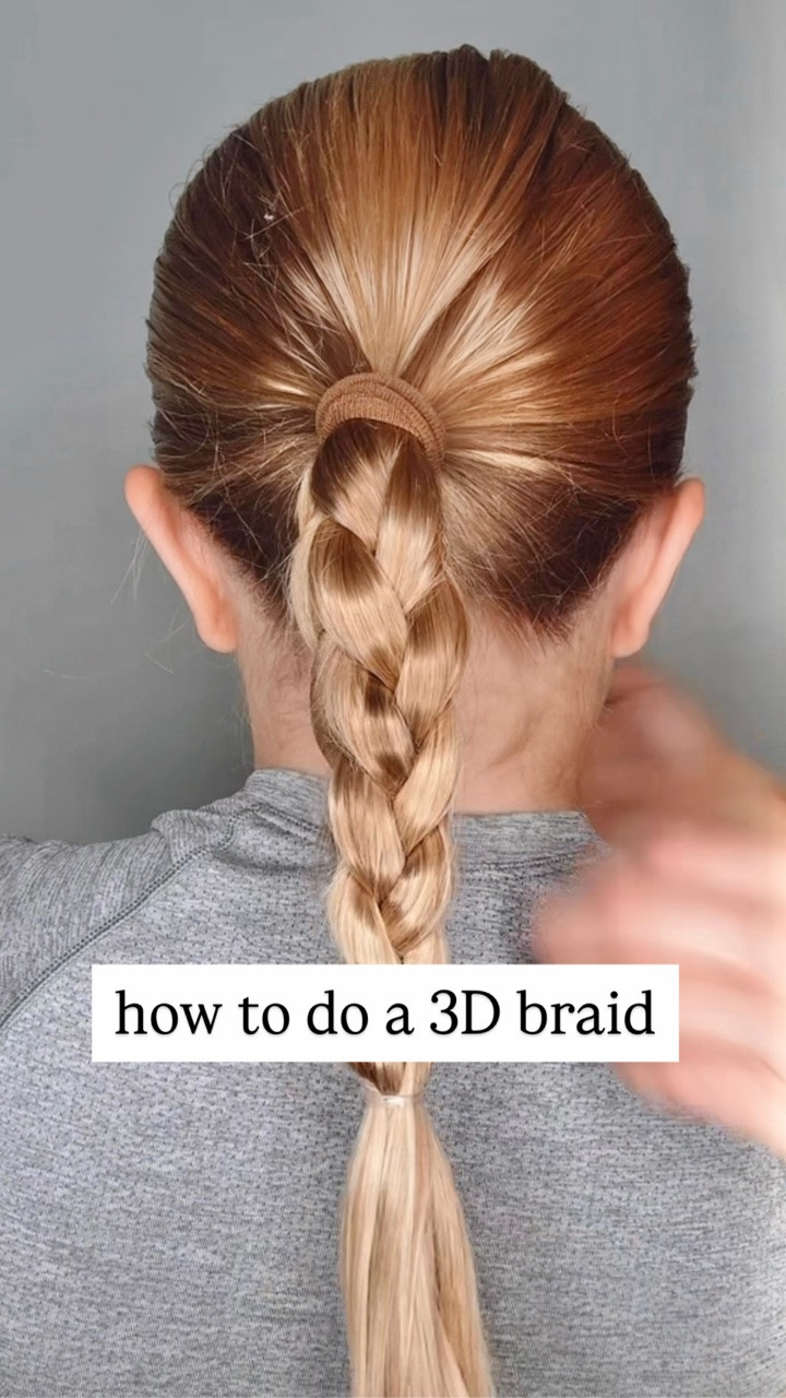 HOW TO DO A 3D BRAID 💜 This is such a cool braid! I promise it’s not as hard as it looks! Excited to share my favorite product with you! Love for you to follow us for our daily hairstyles!