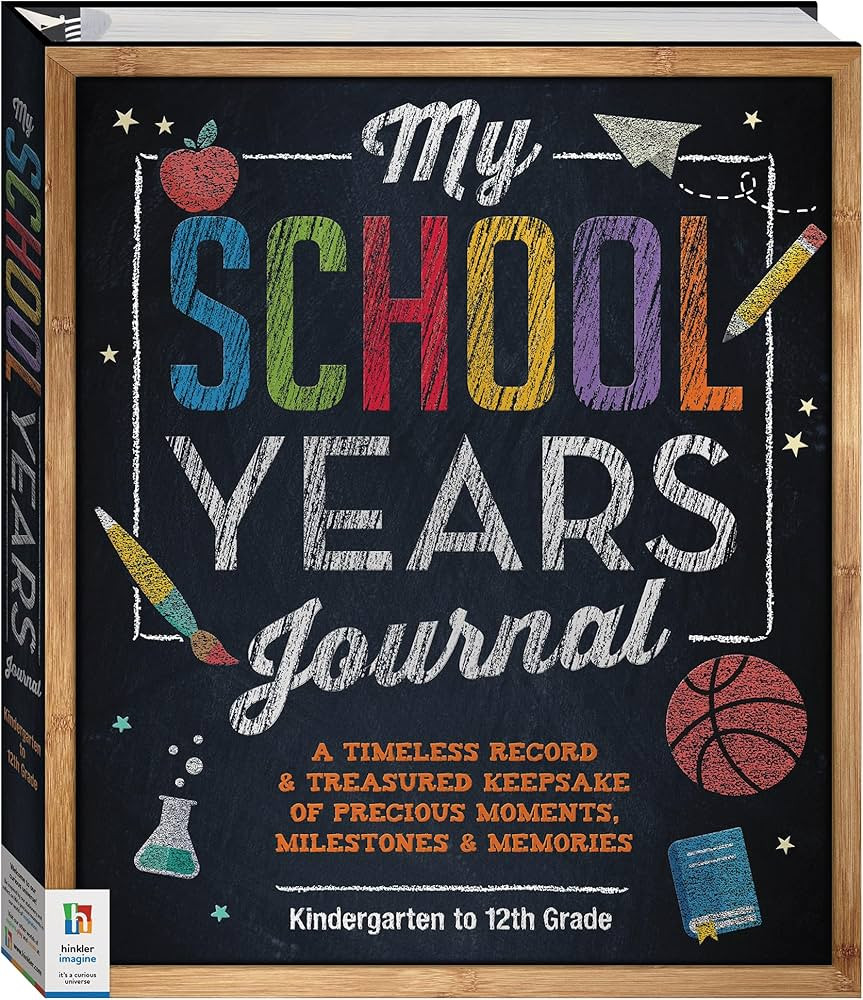 Hinkler: My School Years Journal - Preserve Memories of Children, Kindergarten to Grade 12, Store... | Amazon (US)