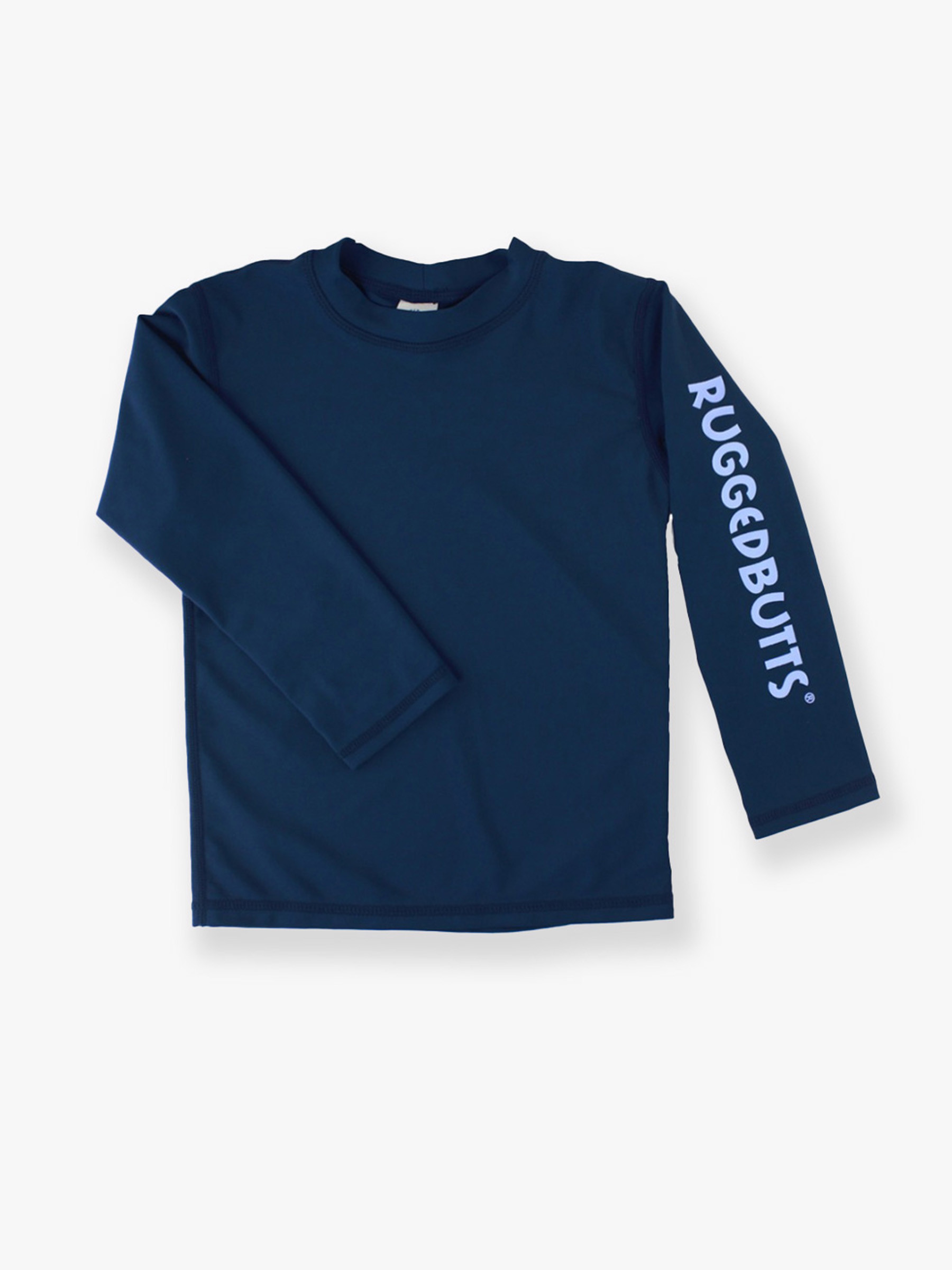 Long Sleeve Logo Rash Guard | RuffleButts / RuggedButts