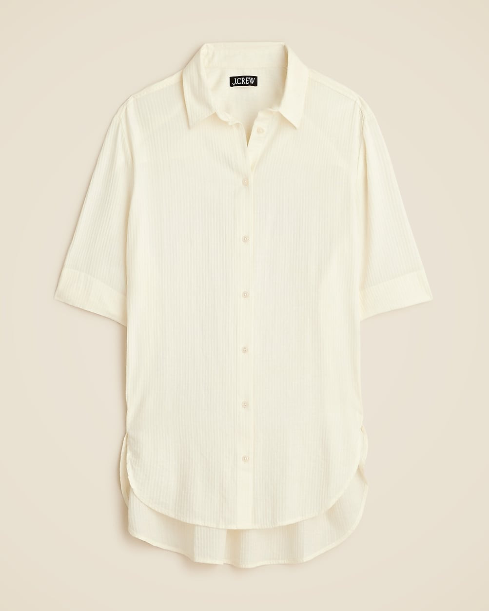 Airy gauze button-up shirt | J. Crew US