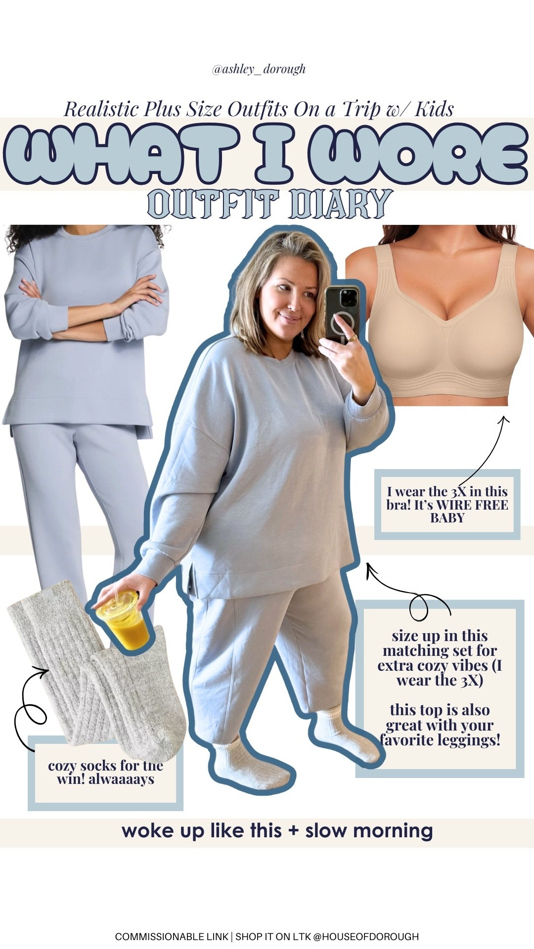 Loooove this spanx top and bottom! Wearing a 3x, size up one for extreme cozy! 3x in bra. I have a discount code ASHLEYDXSPANX 

#LTKPlusSize #LTKmomlife #LTKdayinmylife