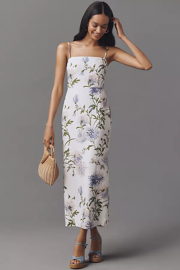 Frankie Linen Maxi Dress | Anthropologie (US)