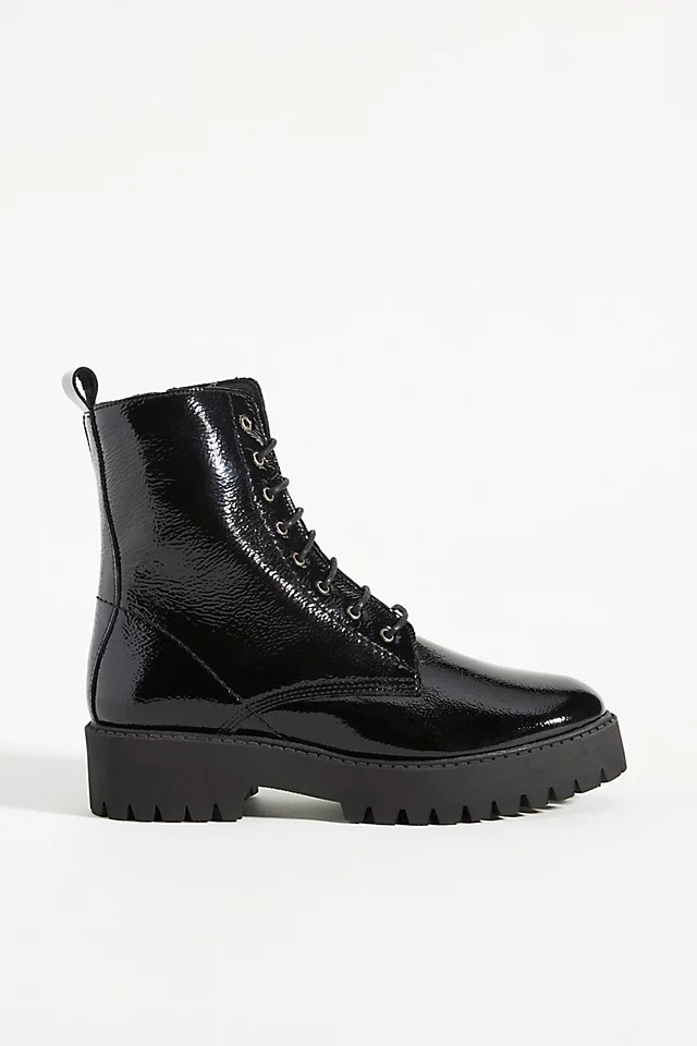 Maeve Patent Leather Boots | Anthropologie (US)