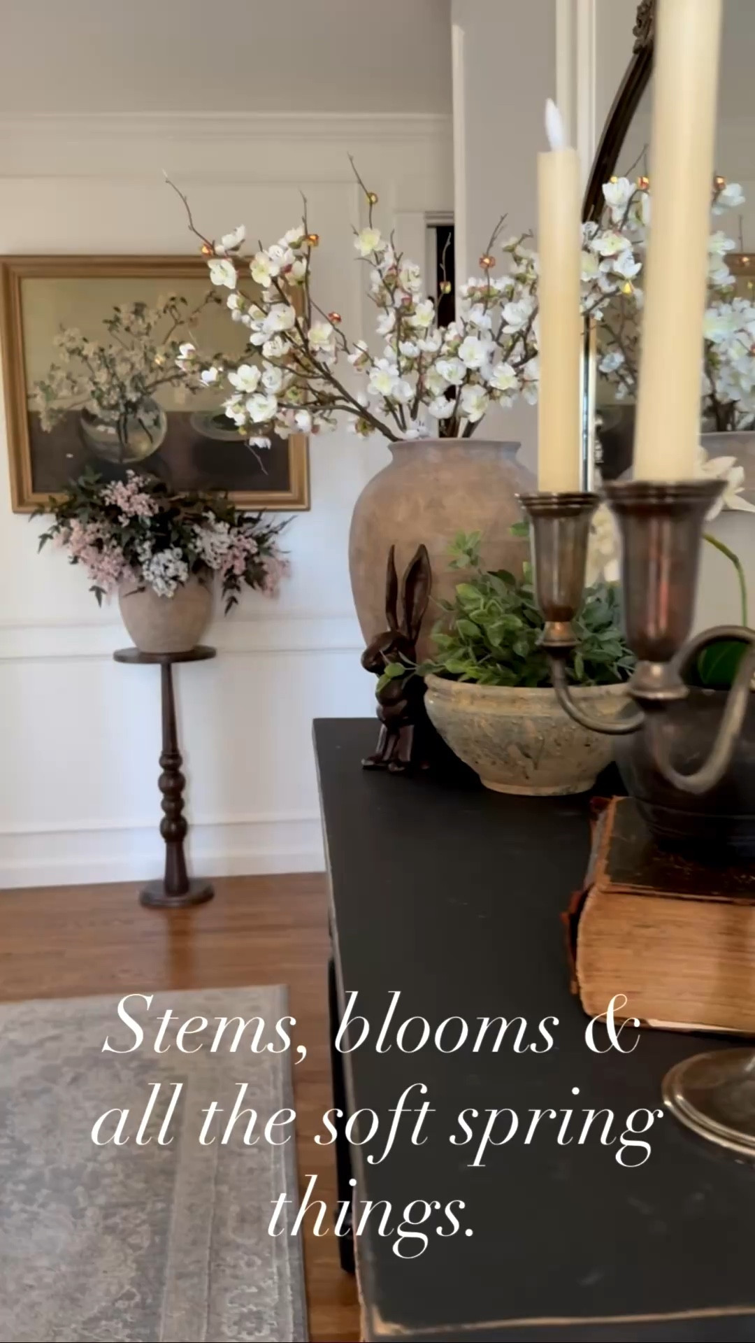 There’s something about spring styling that just hits different — the moment you bring in those first stems, suddenly everything feels softer, lighter, more alive. We’re talking realistic cherry blossom branches, the prettiest spring stems, and all those little detail touches that make a space feel intentional. This is slow, thoughtful styling and I am so here for this season. 🌸
If your home is craving that spring refresh, this one’s for you.

#LTKSeasonal #LTKHome