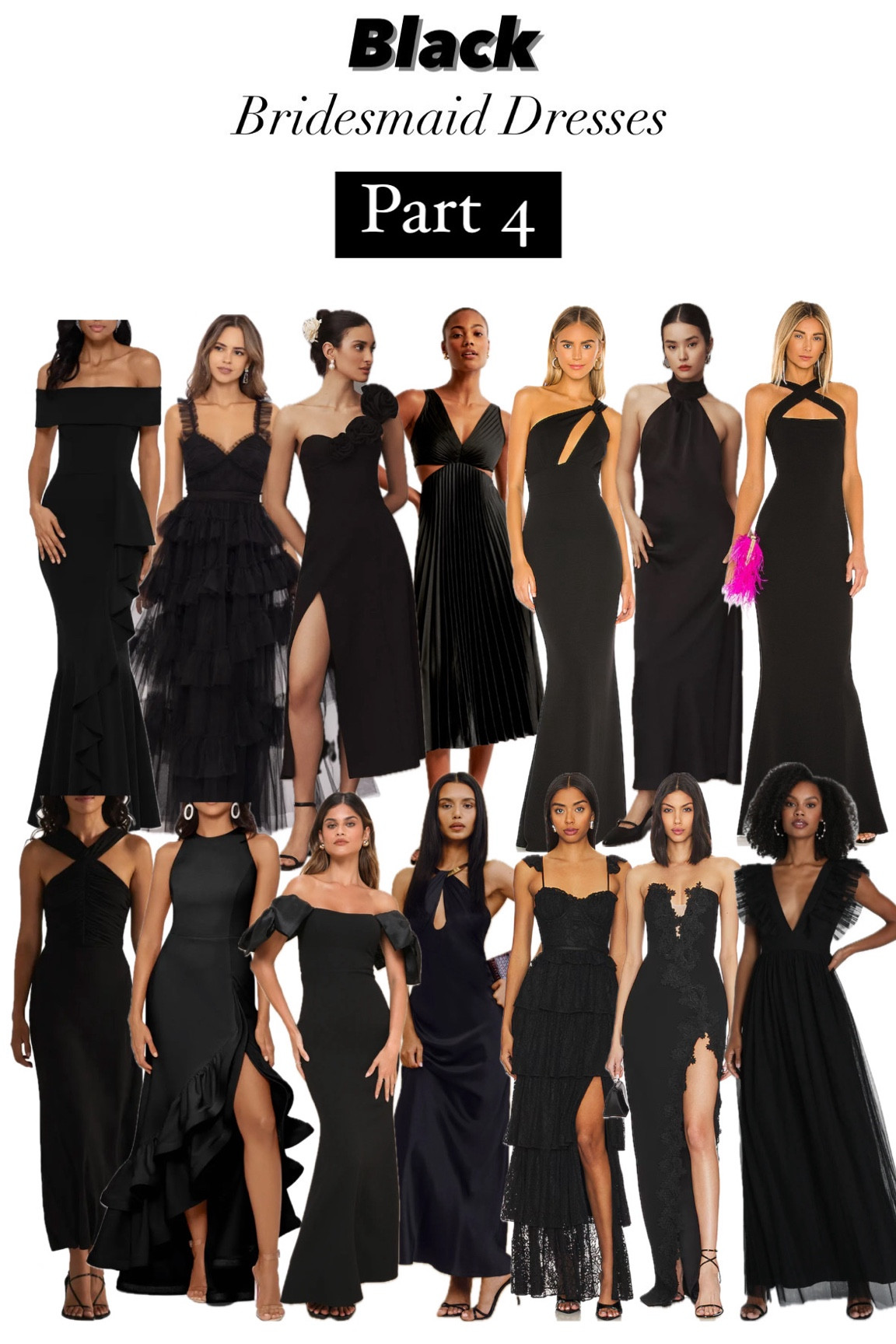 Black Mismatch Bridesmaid Dress Inspiration Part 4

Black, till death do us part , luxury, mismatch bridesmaid, elegant, spring wedding, fall wedding, winter wedding, wedding guest

#LTKWedding #LTKParties #LTKSeasonal