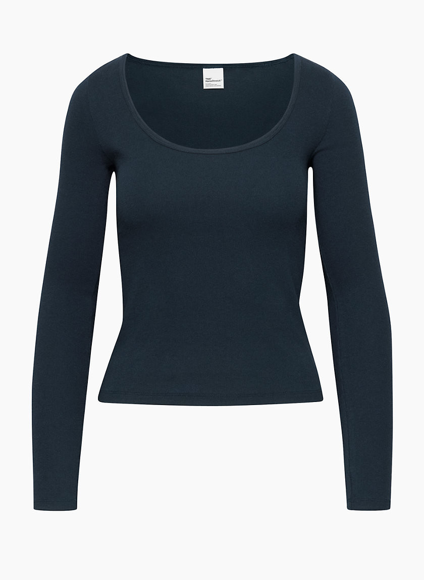 HomeStretch™ Women's Homestretch Scoopneck Longsleeve Top in Admiral | Medium | Aritzia