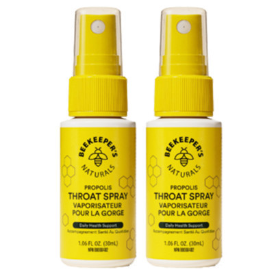 Beekeeper's Naturals Propolis Throat Relief Spray Bundle | Well.ca