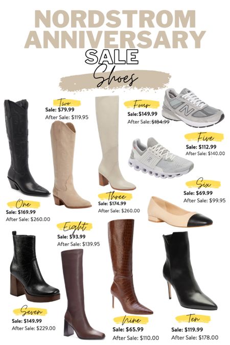 Nordstrom anniversary sale shoes edition!

knee high boots, fall flats, new balance sneakers, on cloud sneakers, black booties, nsale, cowboy boots, western boots, Nordstrom sale, anniversary sale

#LTKxNSale #LTKshoecrush #LTKsalealert
