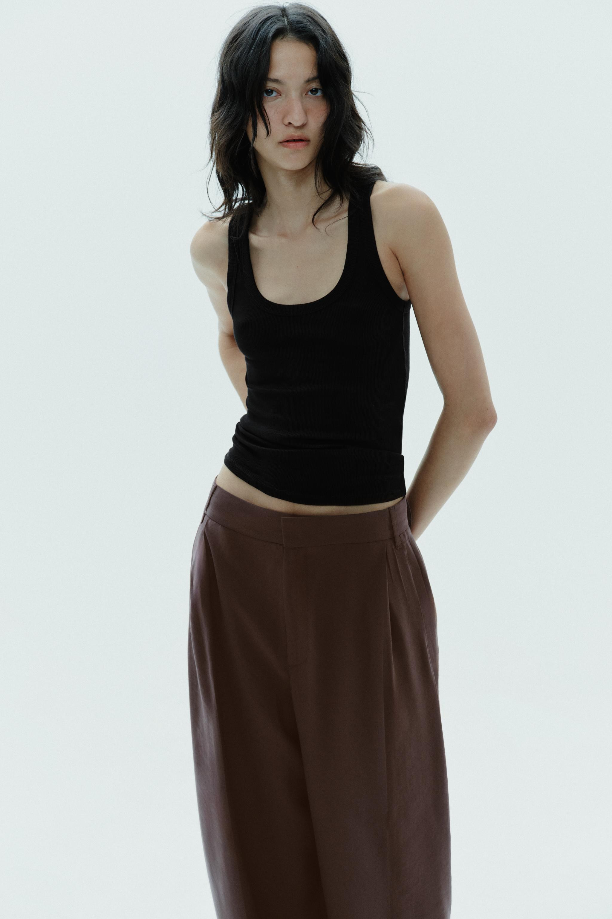 DOUBLE PLEAT TROUSERS WITH FLAPS | Zara UK