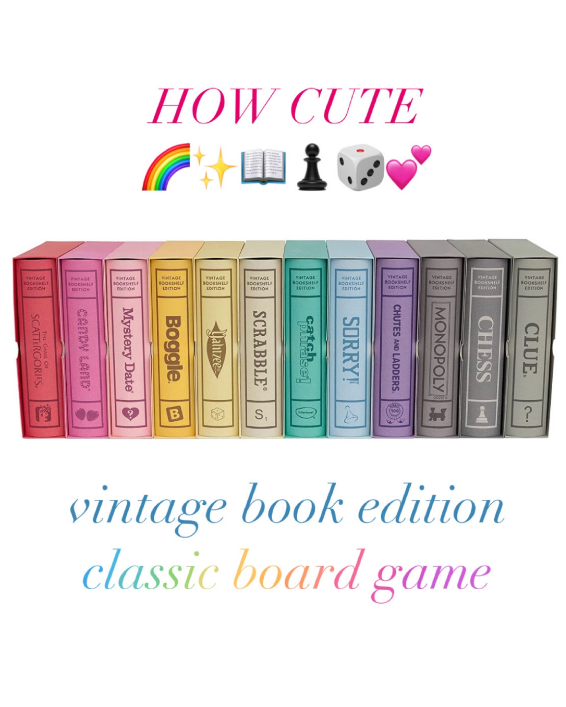 Vintage books board games 
Classic board games
Game night
Valentine’s Day gifts
Shelf decorating
Functional decor

#LTKGiftGuide #LTKfamily #LTKhome
