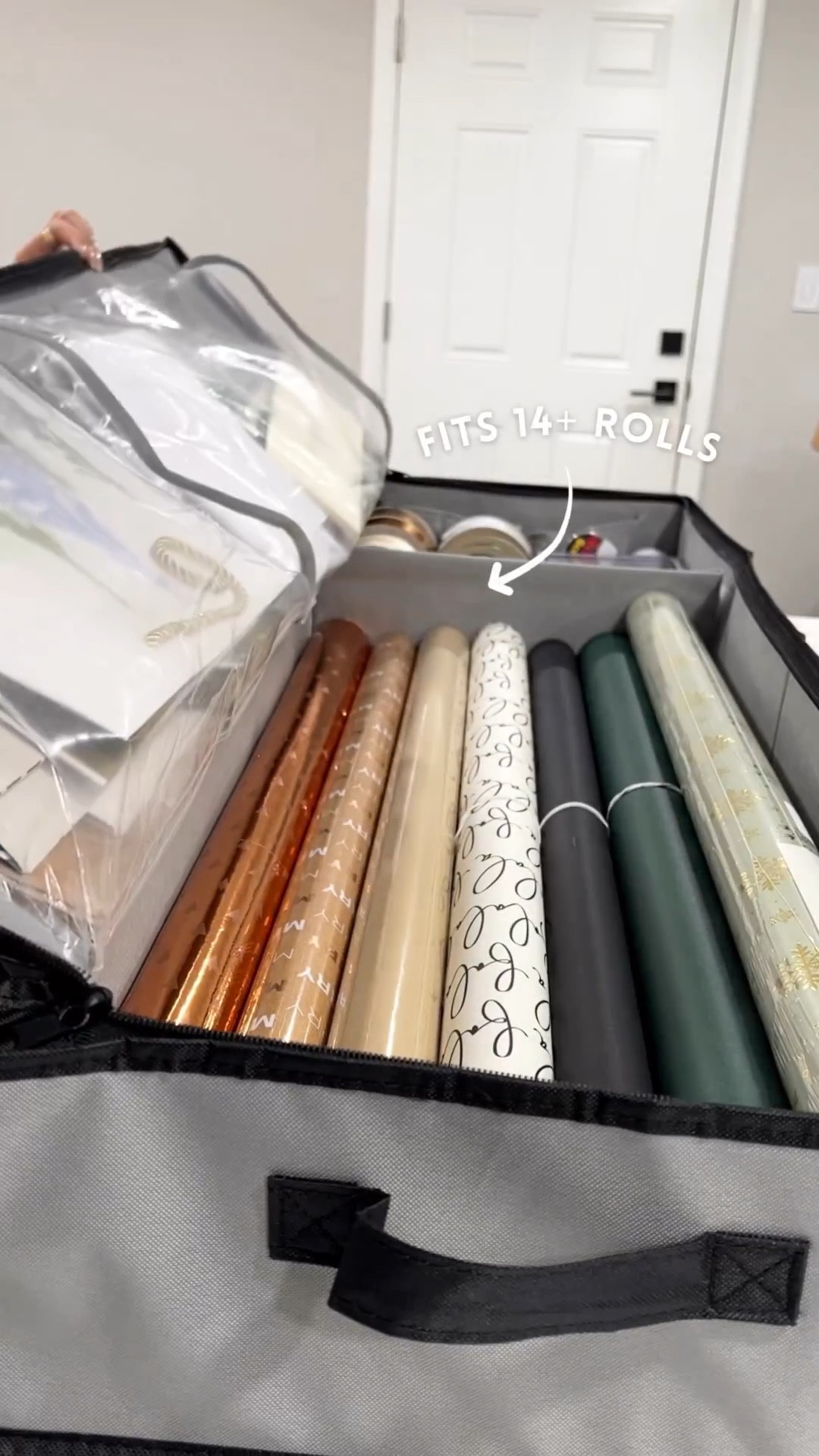 Christmas organization | gift wrap organizer | amazon Christmas | holiday organization 🎄🎁

#LTKHoliday #LTKSeasonal #LTKHolidaySale