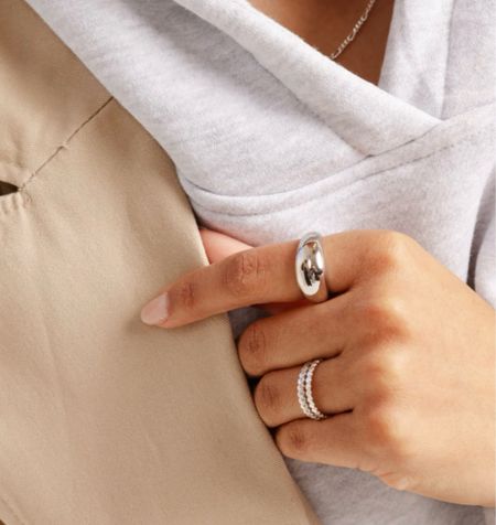 Big chunky rings are making a comeback! Available in silver and gold filled. 25% off with code: VIP25

#LTKsalealert #LTKfindsunder100 #LTKstyletip