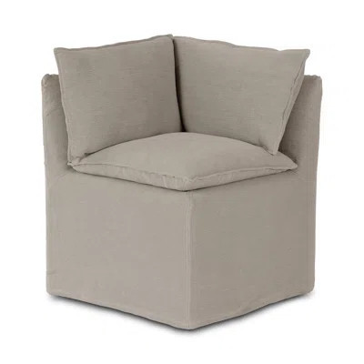 Andre Slipcover Dining Corner PC-Broadway Stone | Wayfair North America