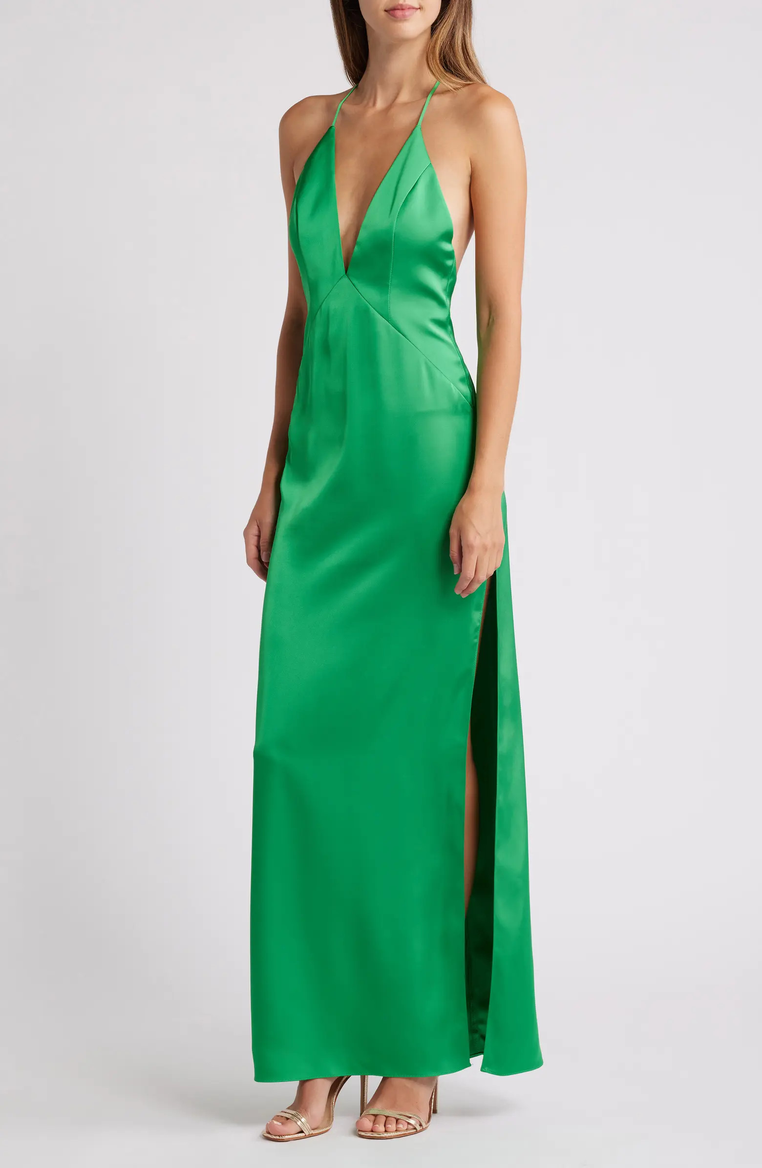 Katie May Holly Satin Gown | Nordstrom | Nordstrom