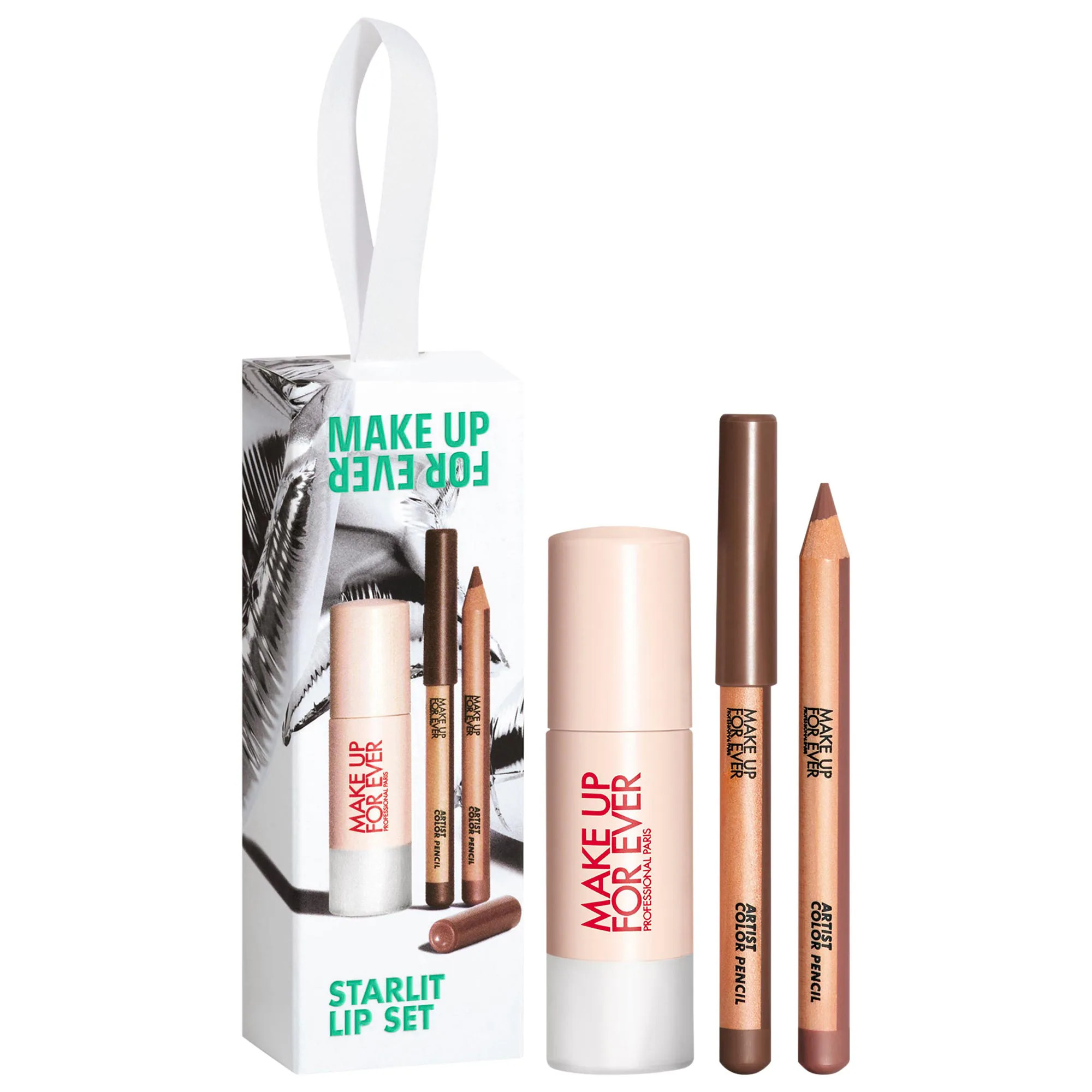 MAKE UP FOR EVER Mini Artist Color Lip Pencils & Super Boost Gloss Trio | Sephora (US)