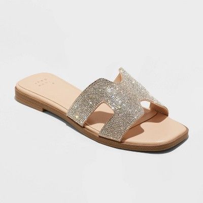 Women's Nina Slide Sandals - A New Day™ | Target