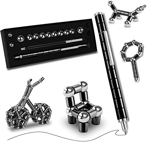 LARAH Black Fidget Pen Toy, Sensory Tool EDC Fidgeting Game for Adults, Cool Gadget Best for Stre... | Amazon (US)