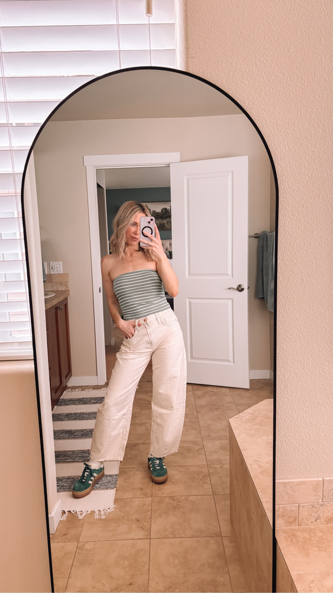 Wearing size 2 regular in these @Target jeans and size small top from Aerie.

#LTKootd #LTKgrwm #LTKmomlife