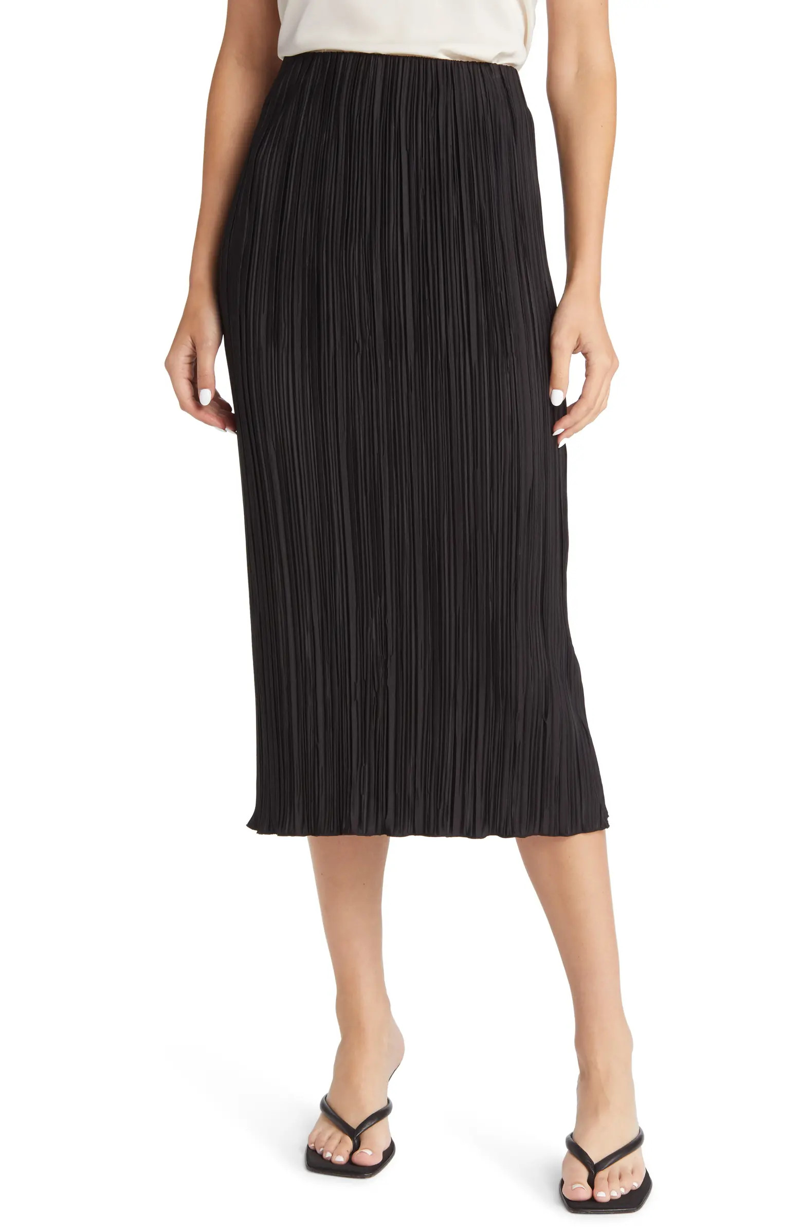 Rails Stella Plissé Midi Skirt | Nordstrom | Nordstrom