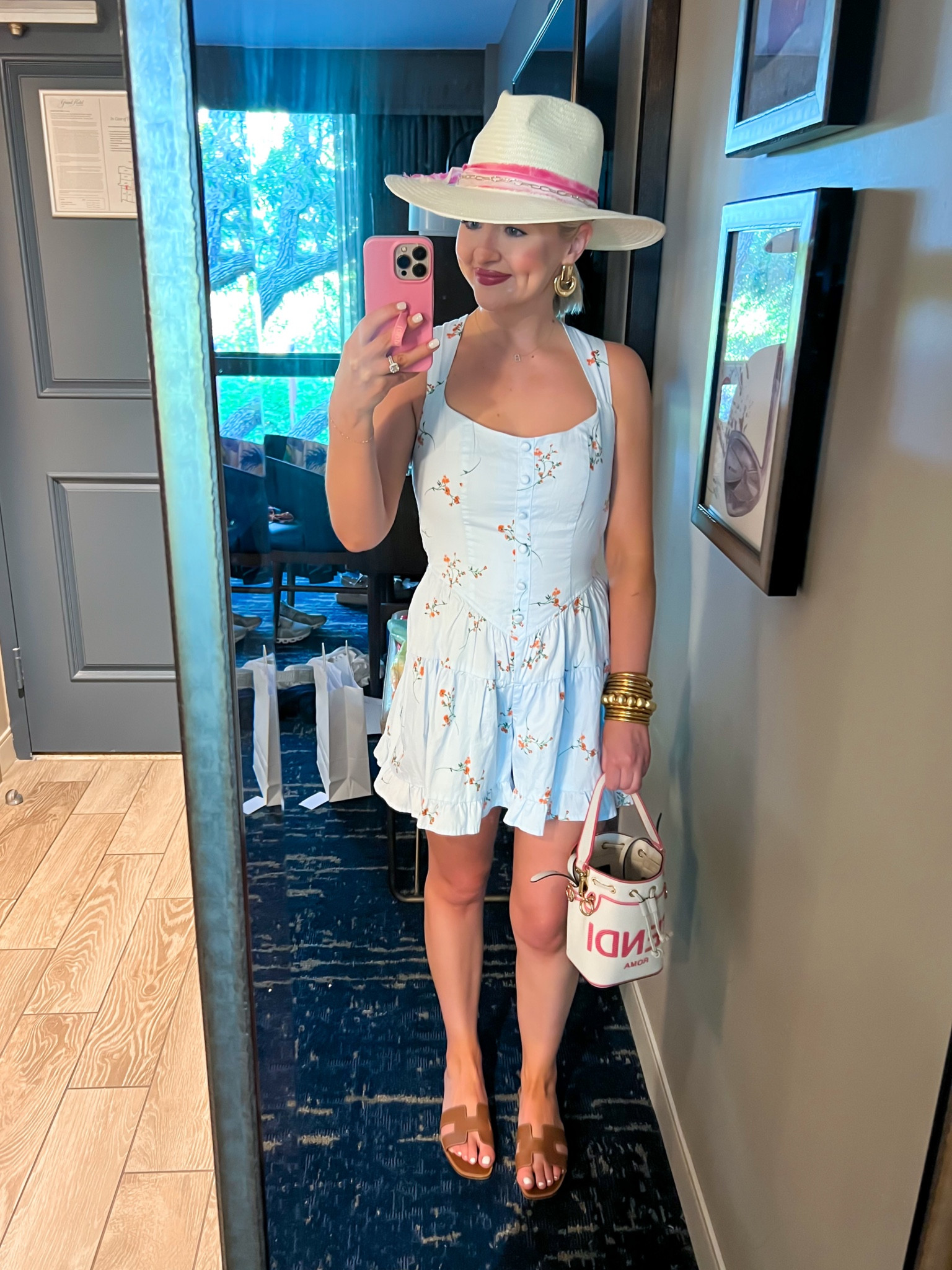 Button front tiered romper 
Size: XXS (I think it runs a tad big) 

#LTKFindsUnder50 #LTKSeasonal #LTKStyleTip