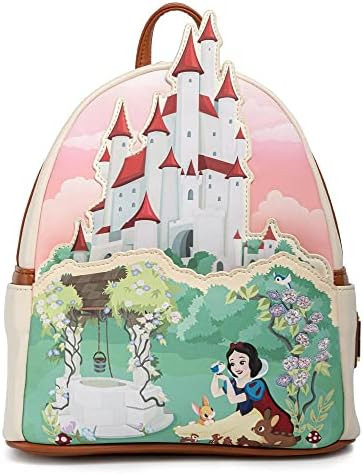 Loungefly Disney Snow White Castle Series Womens Double Strap Shoulder Bag Purse | Amazon (US)