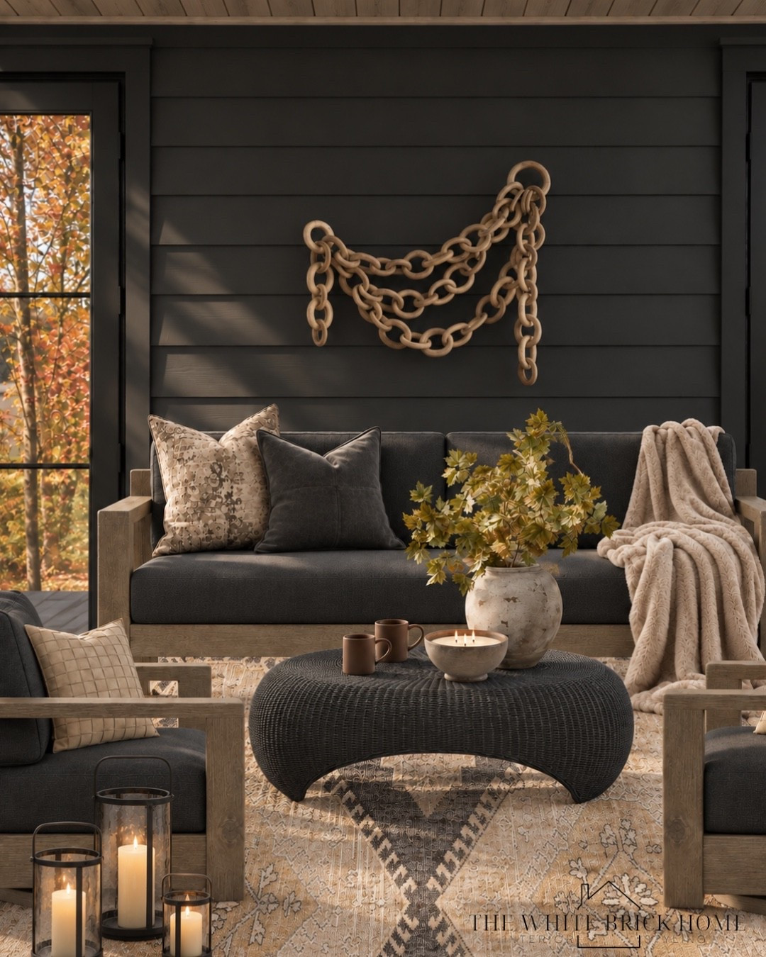 Cozy, collected, and effortlessly elevated - this moody screen porch is made for creole fall nights and slow mornings. 

Outdoor, outdoor patio, outdoor living, outdoor coffee table, coffee table, sofa, outdoor sofa, outdoor chair, home decor, outdoor living furniture, outdoor living space, throw pillows, throw blanket, home design, home decor ideas, wall art, lanterns, area rug, outdoor rug, home design, pottery barn, pottery barn patio

#LTKHome #LTKSeasonal #LTKSaleAlert
