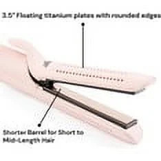 L'ange Hair Le Duo 360° Airflow Styler | 2-in-1 Curling Wand & Titanium Flat Iron Hair Straighte... | Walmart (US)