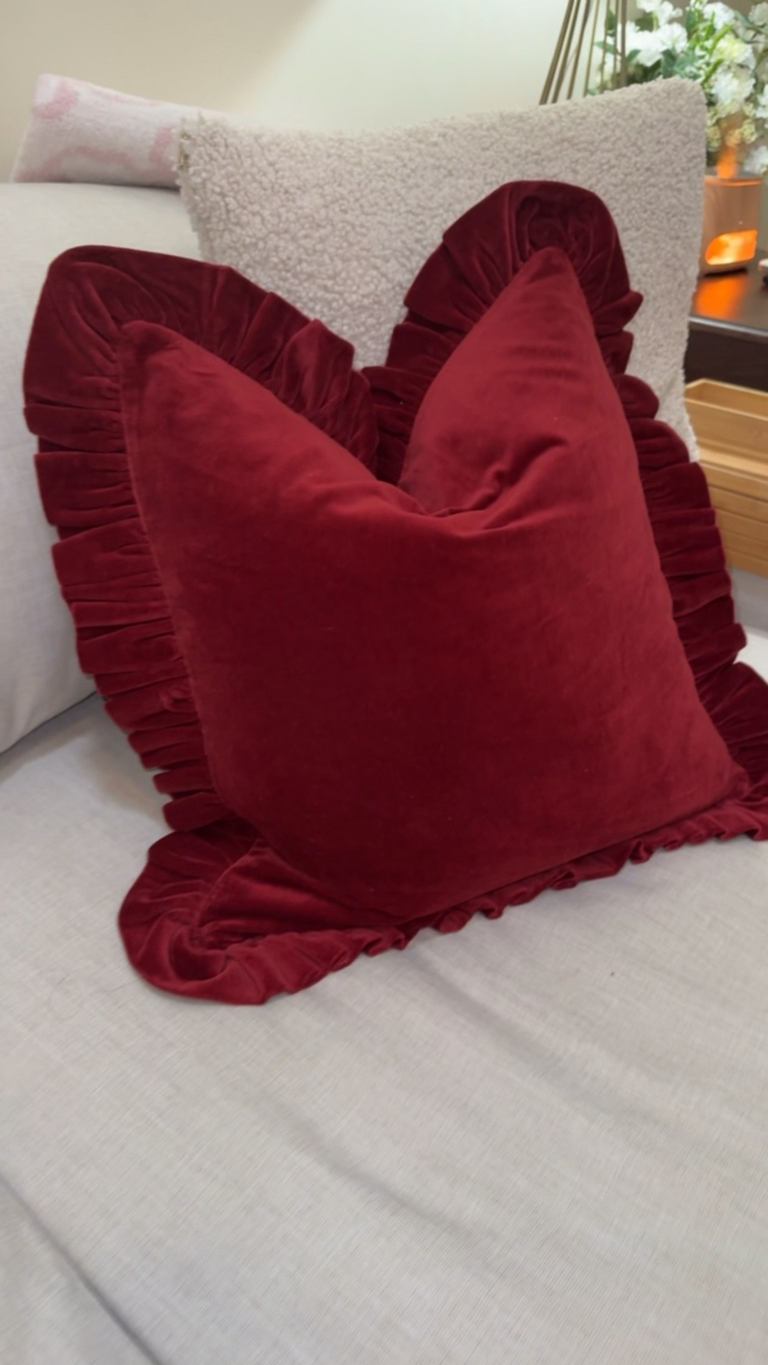 25% off site wide today!! My pillows and stockings are color cherry! 

#LTKSeasonal #LTKSaleAlert #LTKStyleTip