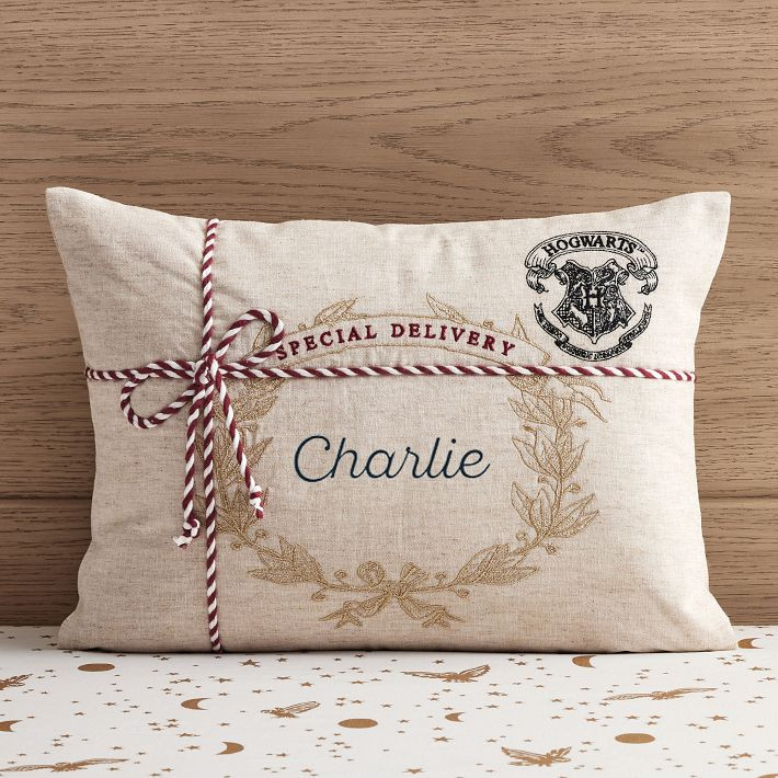 Harry Potter™ Hedwig™ Post Letter Personalized Pillow Cover | Pottery Barn Teen