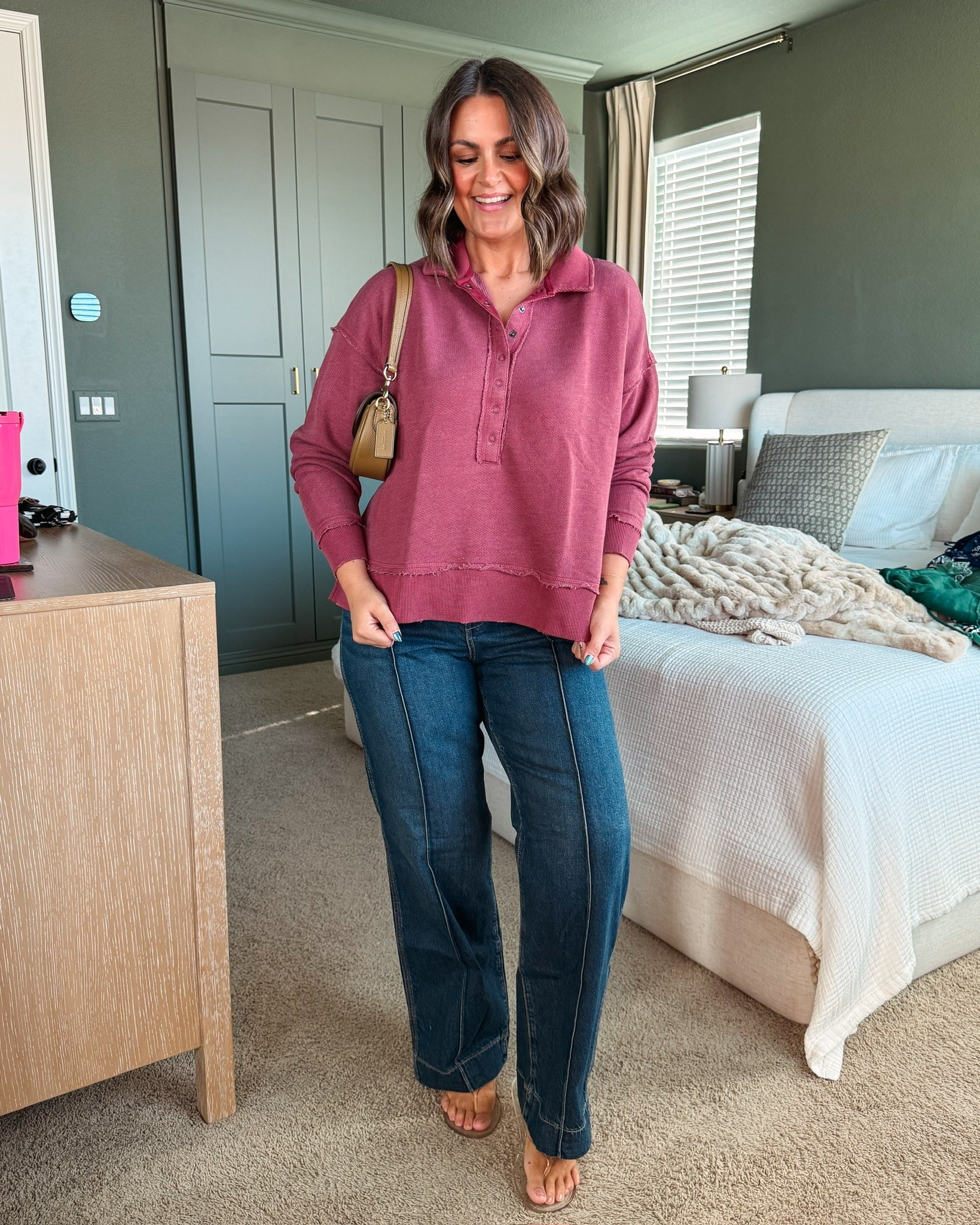 American Eagle Outfits!

First set, large for both
Distressed jeans, 12 Long
Button down top, large
Tshirts, large
Denim shorts, 14 (sized up 1)
Embroidered tank, large
Dresses, large (could do medium)
2nd eyelet top, large (need medium)
Dark denim, 12 Long
Halloween shirt, medium (size way down)
Maroon sweatshirt, large
Off the shoulder sweatshirt, medium
Green shorts, large (could do XL)

Size 12, midsize, casual style, summer outfits, fall outfits, summer dresses, @American Eagle Outfitters

#LTKstorytime #LTKMidsize #LTKSaleAlert
