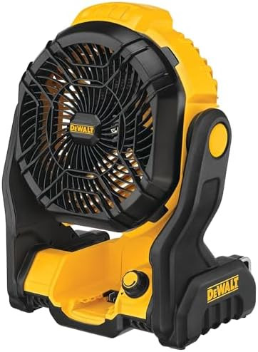 DEWALT 20V MAX Portable Fan, Battery Powered Rechargeable Cordless Shop Fan, Up to 4.5 Hrs Runtim... | Amazon (US)