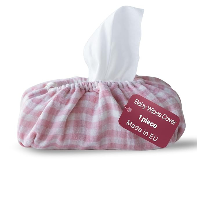 Baby Wipes Cover – Universal Size, One Size Fits All Wipes Packages | Muslin Cotton Tissue Cove... | Amazon (US)