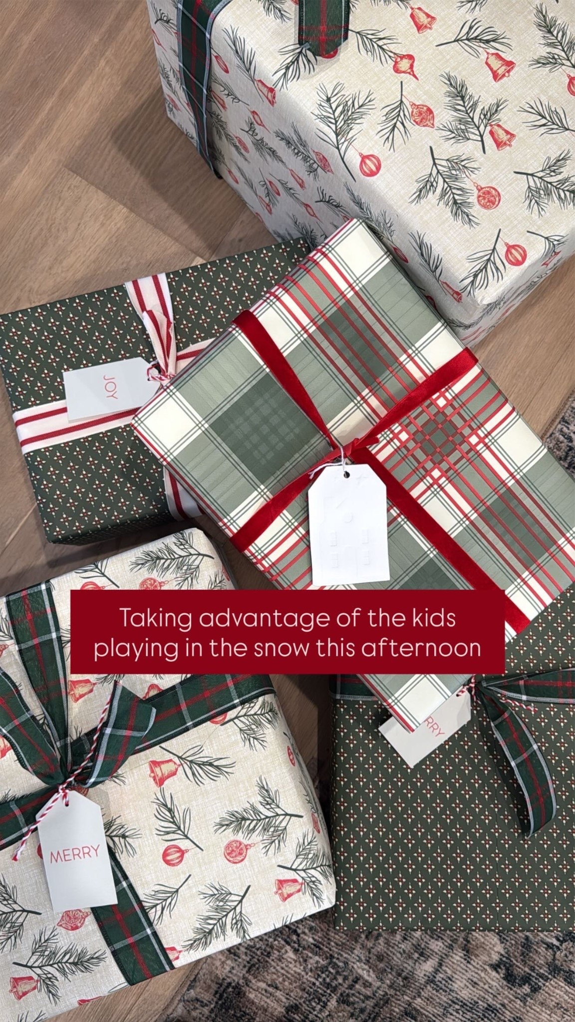 Christmas wrapping Sunday 

#LTKSeasonal #LTKHome #LTKHoliday