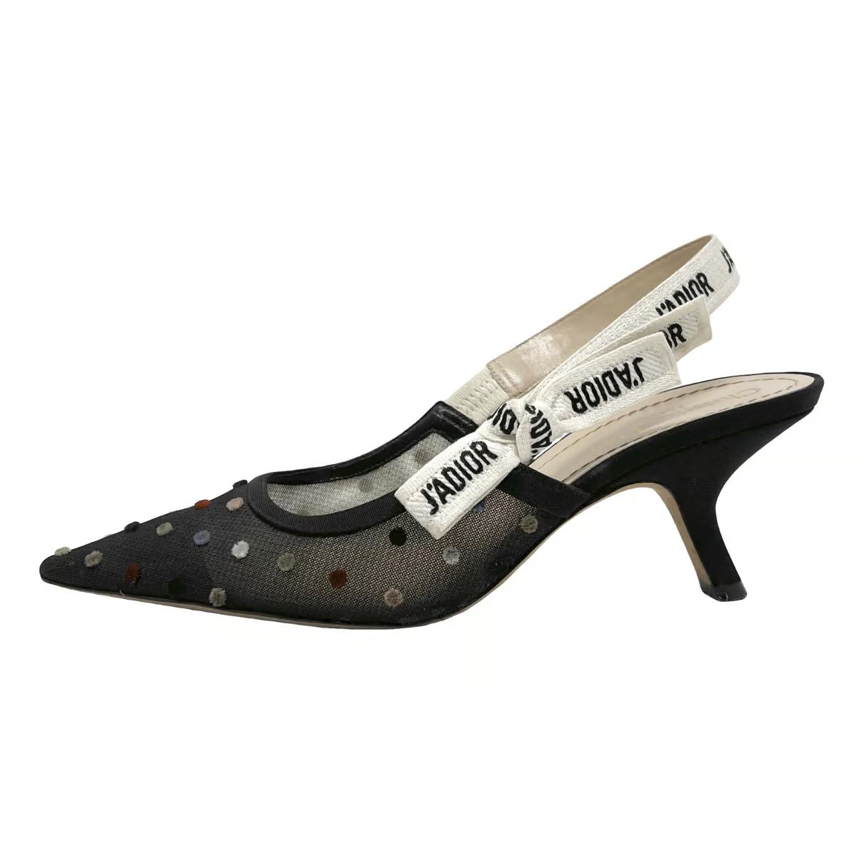 J'adior cloth heels Dior Multicolour size 39 EU in Cloth - 37982030 | Vestiaire Collective (Global)