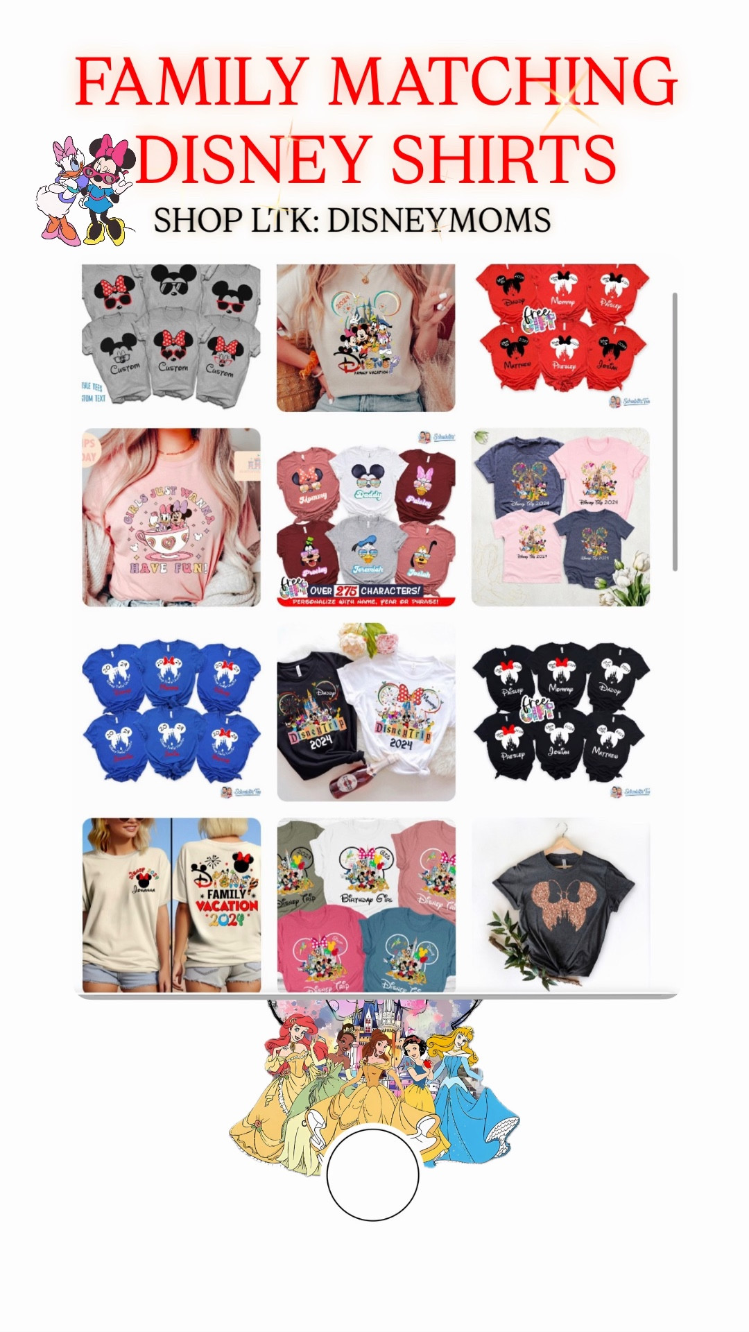 Family Matching Disney Shirts! 