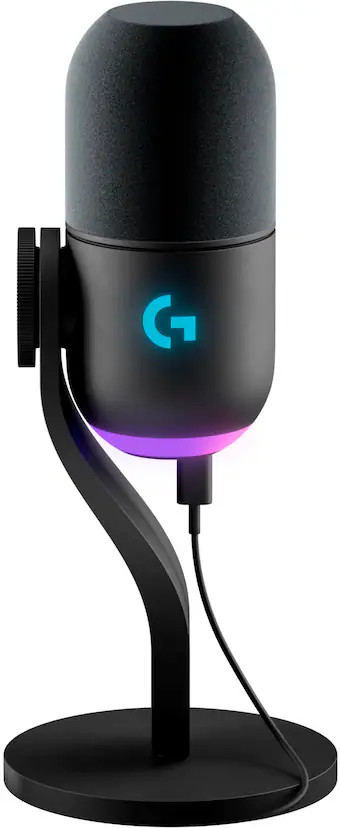 Logitech - Yeti GX Wired Supercardioid Dynamic Gaming Microphone with LIGHTSYNC RGB Lights | Best Buy U.S.