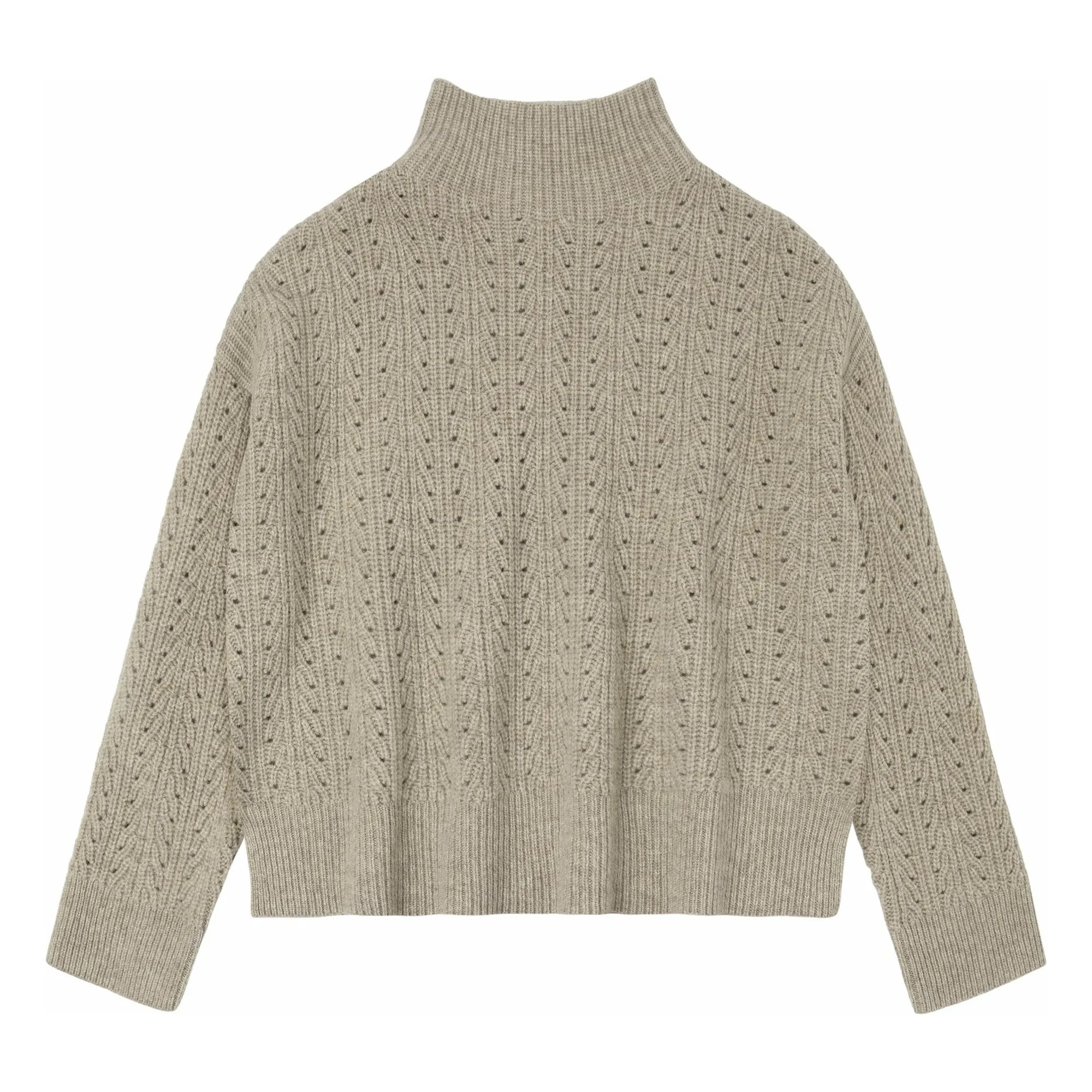 Pullover Struktur Wolle - Damenkollektion | Beige | Smallable