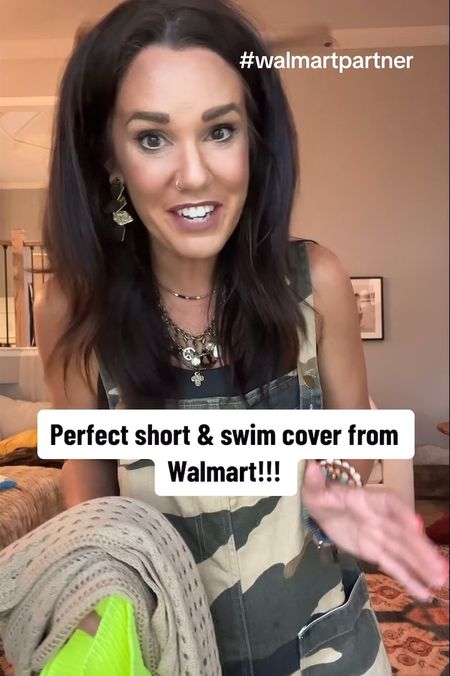 #walmartpartner I found the best athletic shorts and the cutest swim cover from @walmartfashion for this summer #walmartfashion