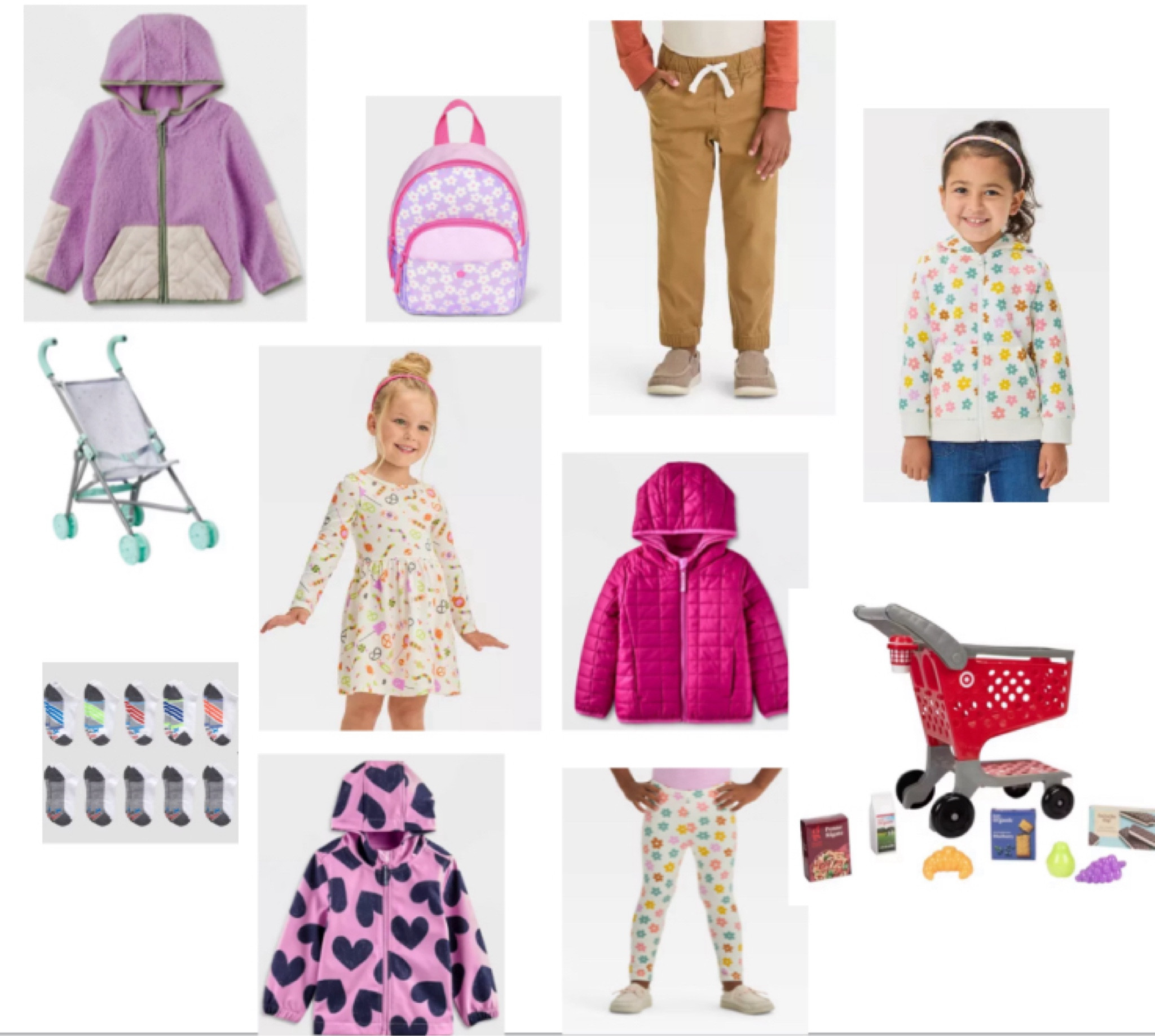 A few of my favorite recent Target purchases 
Target circle
Kids toys
Toddler girl and toddler boy clothes 
Toddler jackets and outerwear 
Toddler boy pants 
Kids backpack 
Girls fleece 

#LTKKids #LTKSaleAlert #LTKGiftGuide
