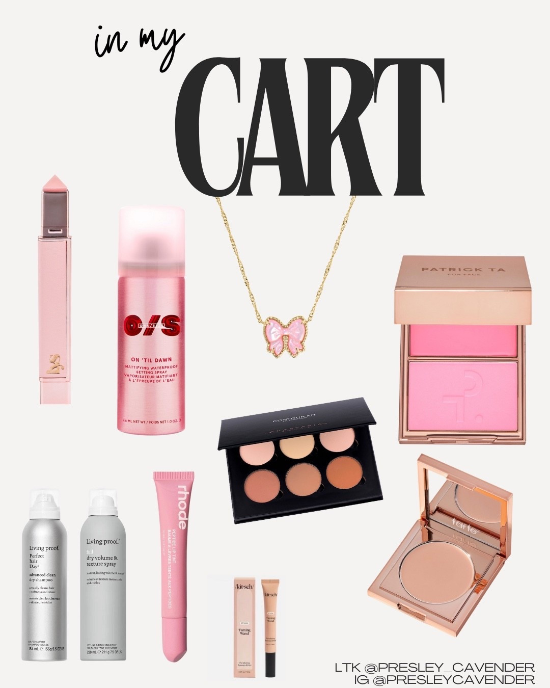What’s in my cart?!? 

#makeup
#hair


#LTKdayinmylife #LTKFindsUnder100 #LTKBeauty