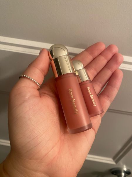 Travel size beauty favorites ✈️💁🏼‍♀️ these are the shade “hope” 🩷
•
•
•
Rare beauty, travel size, liquid blush, travel essentials, clean girl aesthetics, that’s girl aesthetic 
#rarebeauty #travelsizemakeup #liquidblush #travelessentials #cleangirlaesthetics #thatgirlaesthetics

#LTKfindsunder50 #LTKstyletip #LTKbeauty
