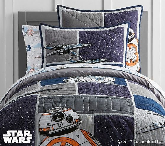 <em>Star Wars</em>™ Droid™ Quilt | Pottery Barn Kids