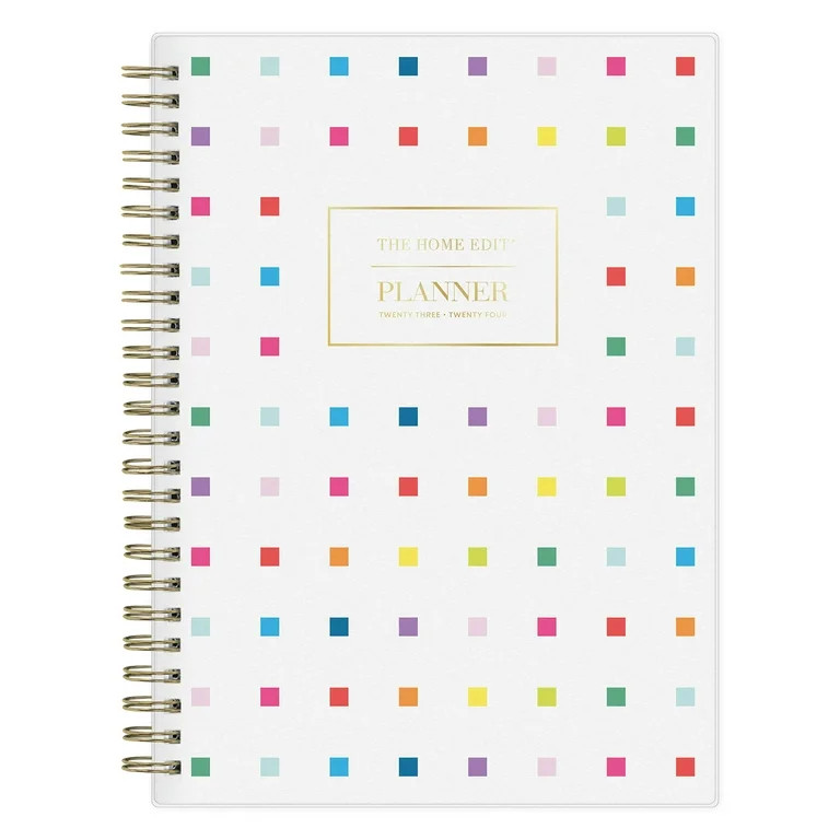 2023-24 Academic Year Weekly Monthly Planner Notes, 5.875x8.625, The Home Edit for Blue Sky, Outs... | Walmart (US)